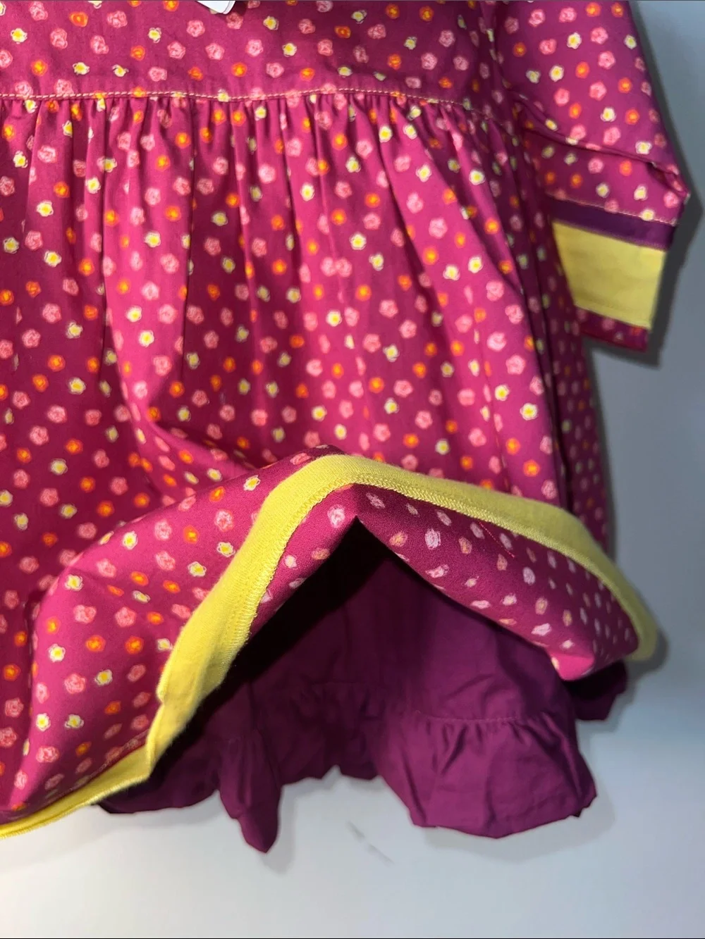 French Vintage Kids Catimini Dress with Matching Tights​